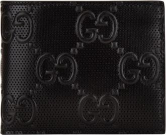 Gucci Portefeuilles & Kaarthouders - Heren - Portefeuilles - Zwart - ONE Size - Leer - Accessoires