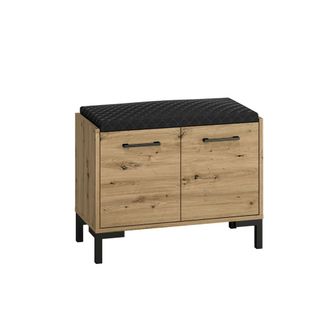 Petits Meubles Mueble para zapatos 2 puertas estratificado marr&oacute;n