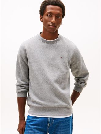 Tommy Hilfiger Mens Essential Crewneck Sweatshirt - Grey - XXL