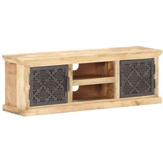 vidaXL Muebles De Tv Con Puertas De Acero 120x30x40cm Manguera Masiva