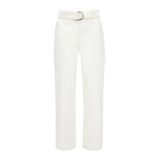 J.W.Anderson Dames, Broeken, Beige, Maat: 2XS Katoen