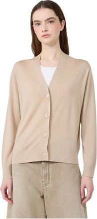 Max Mara Truien & Vesten, Dames, Beige, XS, Cardigan Torre