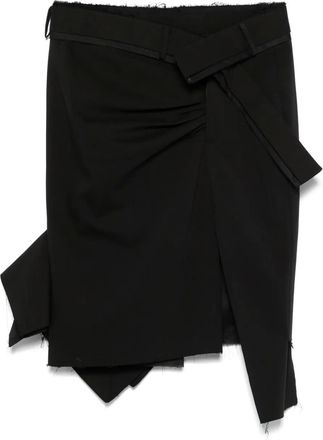 Ottolinger Minigonna asimmetrica - Nero