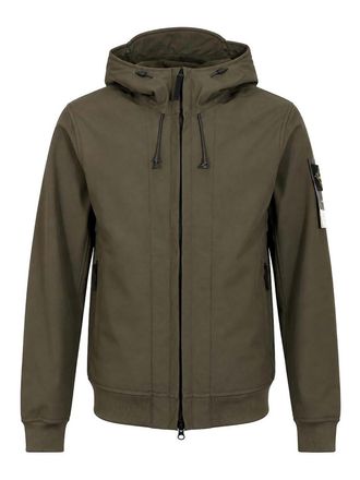 Stone Island Jacket Q100004 Soft Shell-R Coal Grey