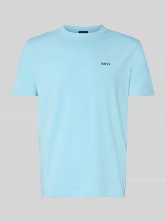 HUGO BOSS Regular Fit T-Shirt aus Baumwoll-Mix in Tuerkis, Gr&ouml;&szlig;e XXL