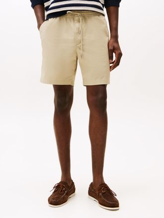 Tommy Hilfiger Shorts TOMMY HILFIGER MERCER 7NC PO PAPERTOUCH SHORT, Herren, Gr. 36, N-Gr, gr&uuml;n (sandalwood), Web, Obermaterial: 98% Baumwolle, 2% Elasthan, kniefrei