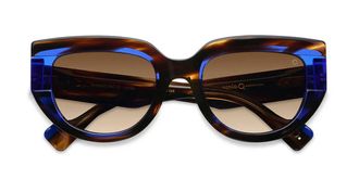 Etnia Barcelona Mambo No.12 HVBL Womens Sunglasses Blue Size 52