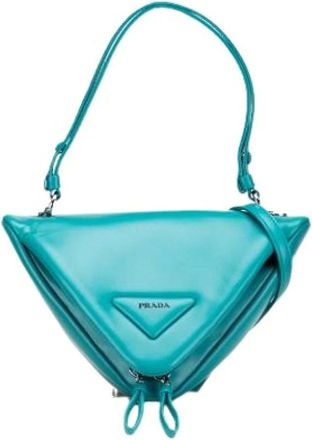 Prada Pre-owned Mini Bags, female, Blue, Size: ONE SIZE Pre-owned Mini Bag