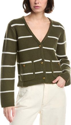 Rag & Bone Peggy Striped Wool Cardigan