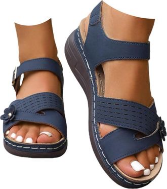 Generic Orthopaedic Sandals,Sandals with Arch Support for Women,Comfortable Walking Shoes for Women,Wide Fit Walking for Womens,Arch Support Hiking Shoes Summ