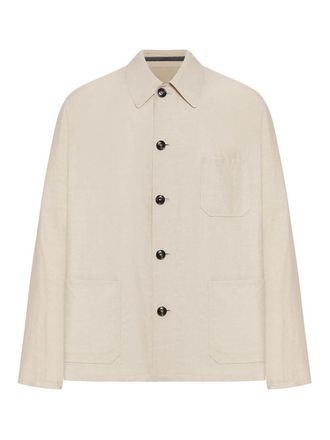 Giorgio Armani Linen Blend Blouson