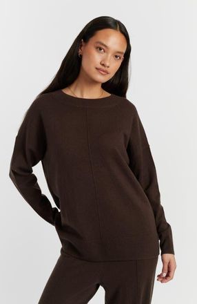 Chinti and Parker Wool-Cashmere Relaxed Slouchy Sweater in Chocolate at Nordstrom, Size X-Small