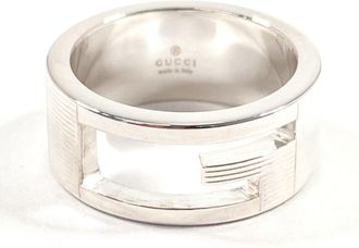 Gucci Silver Silver 925 Band Ring (Pre-Owned)