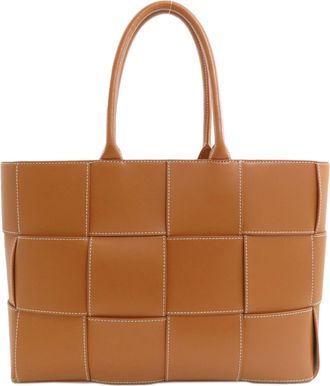 Bottega Veneta Brown Leather Tote Bag (Pre-Owned)