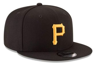 New Era MLB Pittsburgh Pirates MLB Basic 9Fifty Snapback : OSFM Adjustable Black, Black, One size