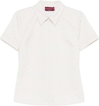 Gucci Beige Regular Printed Shirt