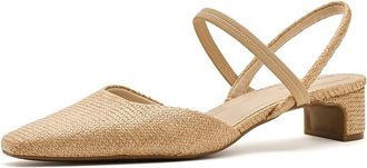 Life Stride Lainey Strappy Shoes High Womens Heels Natural Tan Raffia : 6.5 W (C), Synthetic