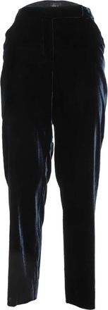 Giorgio Armani velvet trousers - Blue