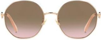 Kate Spade New York 56mm round sunglasses in Rose Gold at Nordstrom Rack