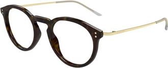 Gucci Glasses, male, Brown, 48 MM, Round Glasses