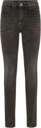 Philipp Plein Jeans skinny a vita alta - Grigio