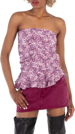 Isabel Marant Ladies Pink Milendi Silk Skirt