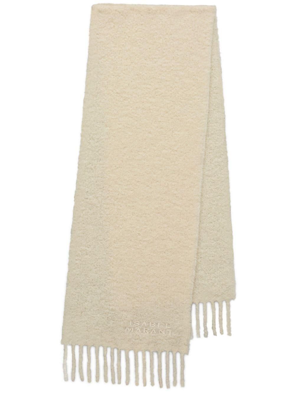 スカーフ Isabel Marant Fouzy Gd Sacrf - Wool - White Isabel Marant Fouzy Gd Sacrf - Wool - White Scarf | THE LIST