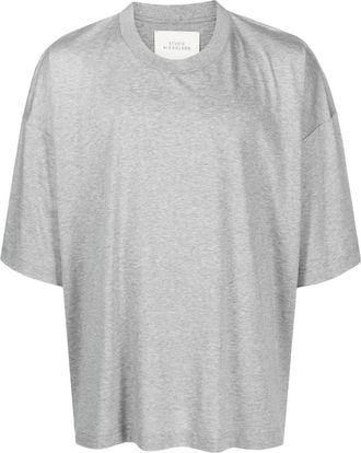STUDIO NICHOLSON oversize-cut cotton T-shirt - men - Cotton - S - Grey