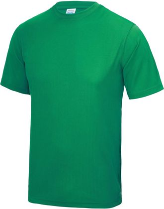 Just Cool Just Cool Mens Performance Plain T-Shirt (XXL) (Kelly Green)