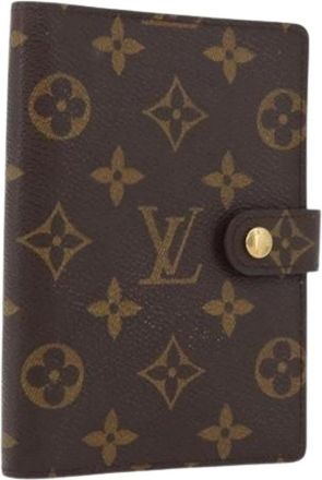Louis Vuitton Pre-owned Wallets, female, Brown, Size: ONE SIZE Pre-owned Day Planner Cover