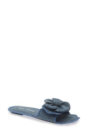Marc Jacobs The Daisy Slide Sandal in Medium Wash Indigo at Nordstrom, Size 10Us