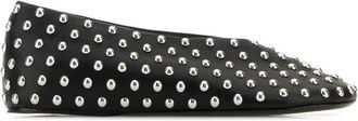 Jil Sander Zwarte Nappa Leren Ballerinas - Dames - Ballerinas - Zwart - 36 EU - Leer - Schoenen