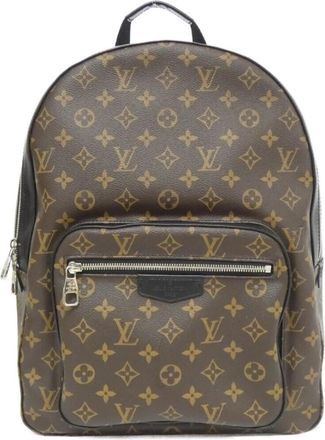 Louis Vuitton Brown Monogram Macassar Coated Canvas Backpack (Pre-Owned)