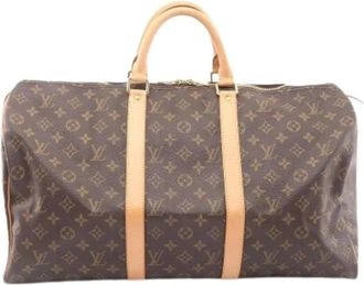 Louis Vuitton Pre-owned Weekend Bags, unisex, Brown, Size: ONE SIZE Pre-owned Boston Bag