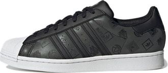 adidas Originals Superstar Shoes Black Green Monogram GX8412