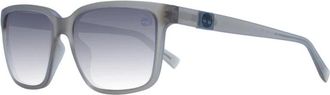 Timberland Grijze Gepolariseerde Vierkante Zonnebril met Kunststof Frame - Heren - Zonnebrillen - Grijs - ONE Size - Accessoires