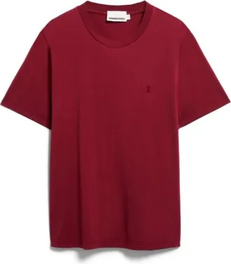 Armedangels Jaames T-Shirt f&uuml;r Herren | rot