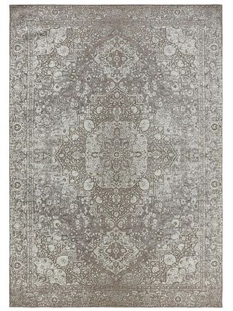 benuta Alfombra de tejido plano gris 80x165