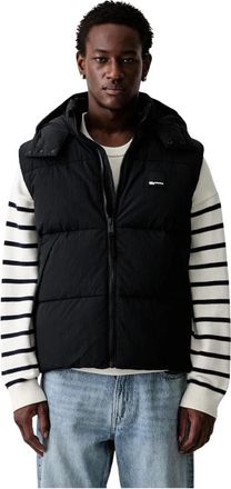 Karl Lagerfeld Hooded Vest - Heren - Bodywarmers - Zwart - 2XL - Jassen