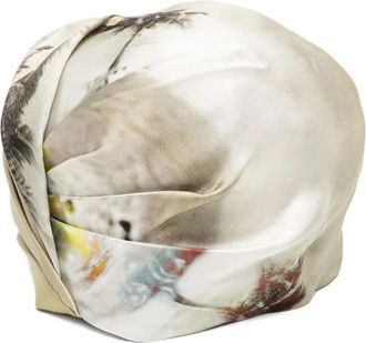 Prada Cappello a fiori - Verde