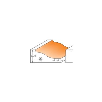 CMT 890.504.11 Fresa Para Plafones Hor.c/rodam.hm S=12.7 D=89x15 (a2)