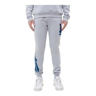 Pro Standard Pro Standard Los Angeles Dodgers Logo Jogger Pants in Grey Men