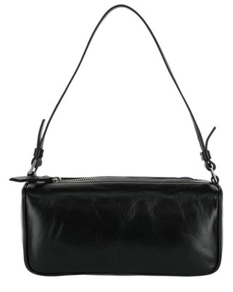by FAR By Far Eva Creased Leather Shoulder Bag