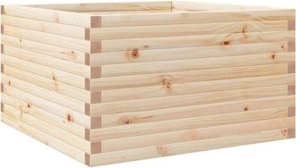 vidaXL Garden Planter 80x80x46 cm Solid Wood Pine Vidaxl