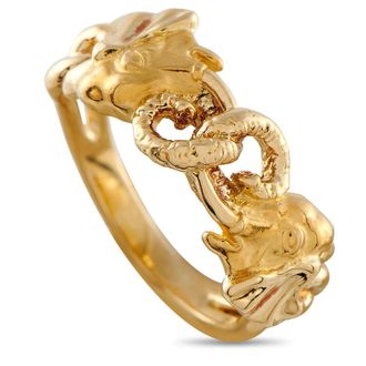 Carrera y Carrera Pre-Owned Carrera y Carrera 18K Yellow Gold Elephant Ring CA20 122225