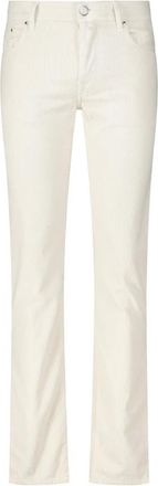 Jacob Cohen Slim-fit Trousers, male, Beige, W38, Slim-Fit Corduroy Trousers