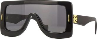 Loewe Chunky Anagram Smoke Shield Unisex Sunglasses LW40104I 01A 00