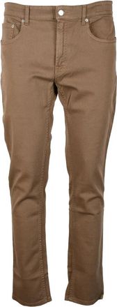 Department Five Close-Fitting Biscuit Wash Jeans
