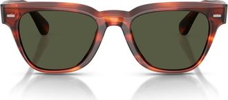 Oliver Peoples Rueny 51mm Pillow Sunglasses in Koa Tortoise at Nordstrom
