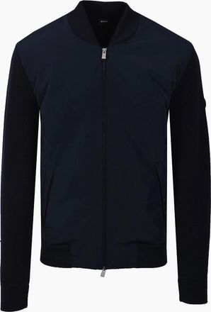 HUGO BOSS Mens Boss Black C UBAIO JACKET DARK BLUE - Navy - Size: 44